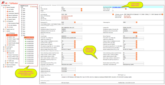 Figure 27: Complex data models are presented with custom data entry/ browse forms. Figure 27: Complex data models are presented with custom data entry/ browse forms.