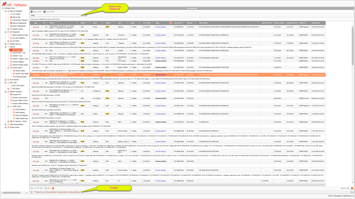 Figure 24: Grid based data browser with data searching/ filtering. Figure 24: Grid based data browser with data searching/ filtering.
