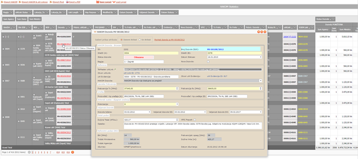 Figure 31: Example of context report in popup window above main report. Figure 31: Example of context report in popup window above main report.