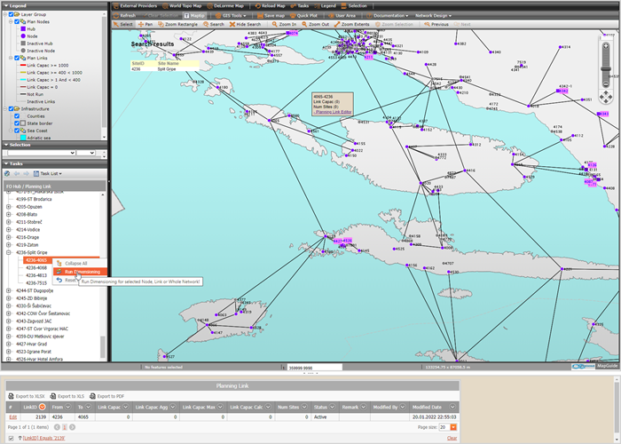 Figure 19: Test segment of the network rooted at SiteID - 4236 Figure 19: Test segment of the network rooted at SiteID - 4236